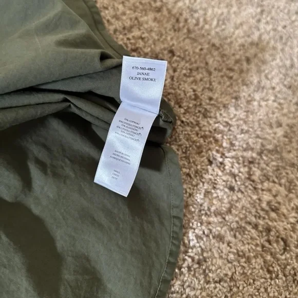 Rails Janae Shirt in Olive Smoke Green 
size Small - Picture 12 of 12
